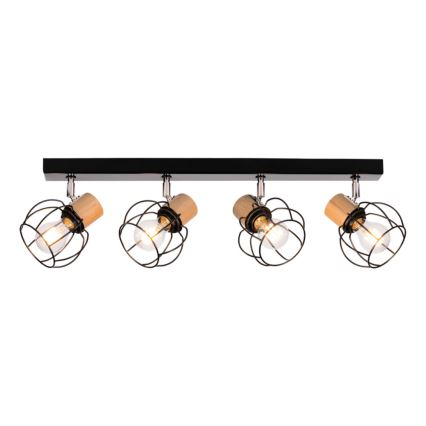 Katon kohdevalo PHIPHI 4xE27/60W/230V tammi