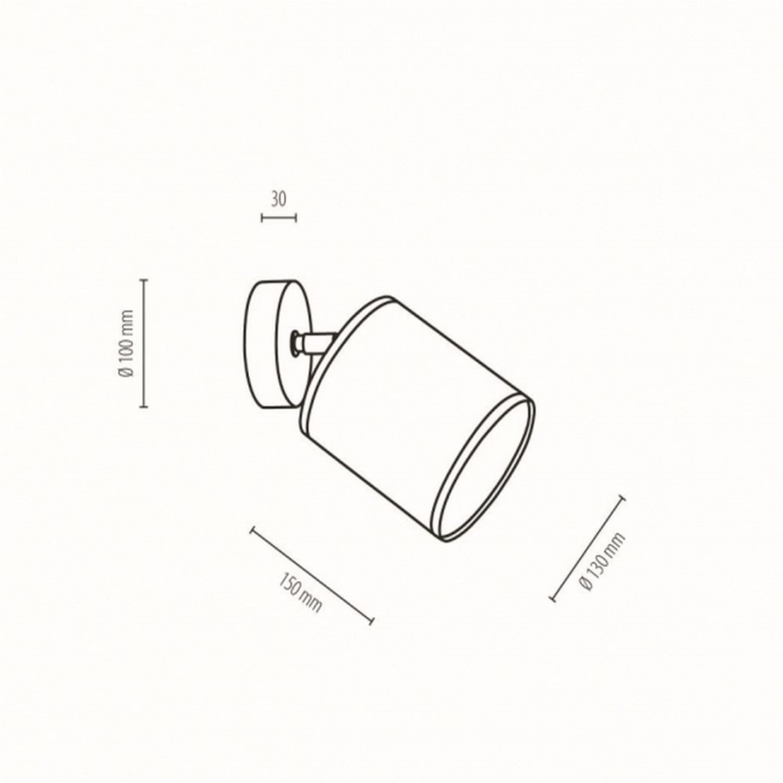 Seinävalaisin JUTE 1xE27/25W/230V