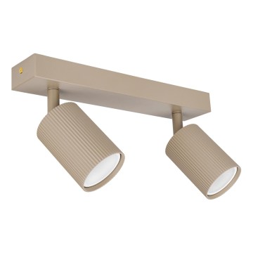 Spottivalaisin 2xGU10/35W/230V beige