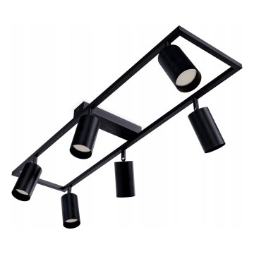 Spottivalaisin 6xGU10/30W/230V musta