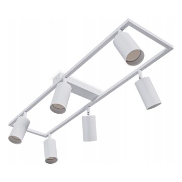 Spottivalaisin 6xGU10/30W/230V valkoinen