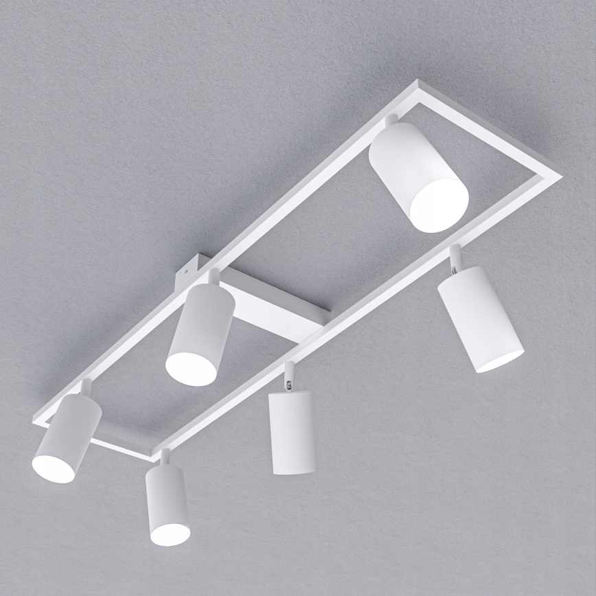 Spottivalaisin 6xGU10/30W/230V valkoinen