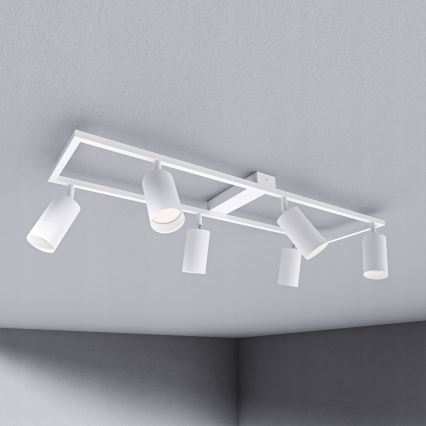 Spottivalaisin 6xGU10/30W/230V valkoinen