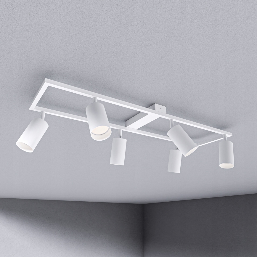 Spottivalaisin 6xGU10/30W/230V valkoinen