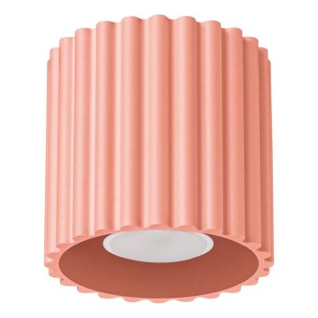 Spottivalaisin AURA 1xGU10/10W/230V 10 cm vaaleanpunainen