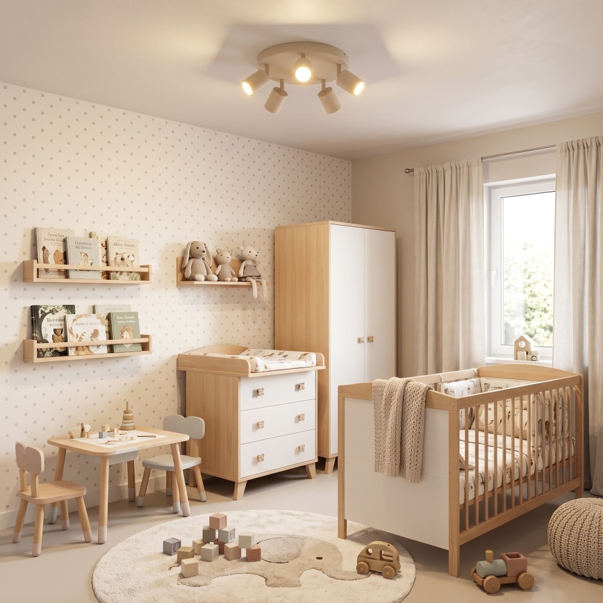 Spottivalaisin FUN 5xGU10/8W/230V beige