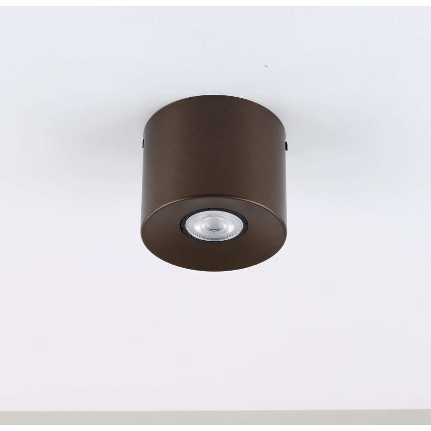 Spottivalaisin ORION 1xGU10/10W/230V 9 cm ruskea
