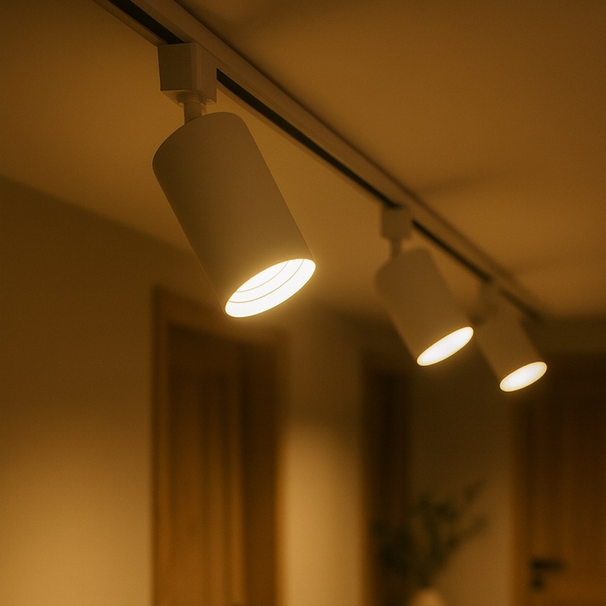 Spottivalaisin TIGER 1-vaiheiseen kiskojärjestelmään 1xGU10/10W/230V, valkoinen