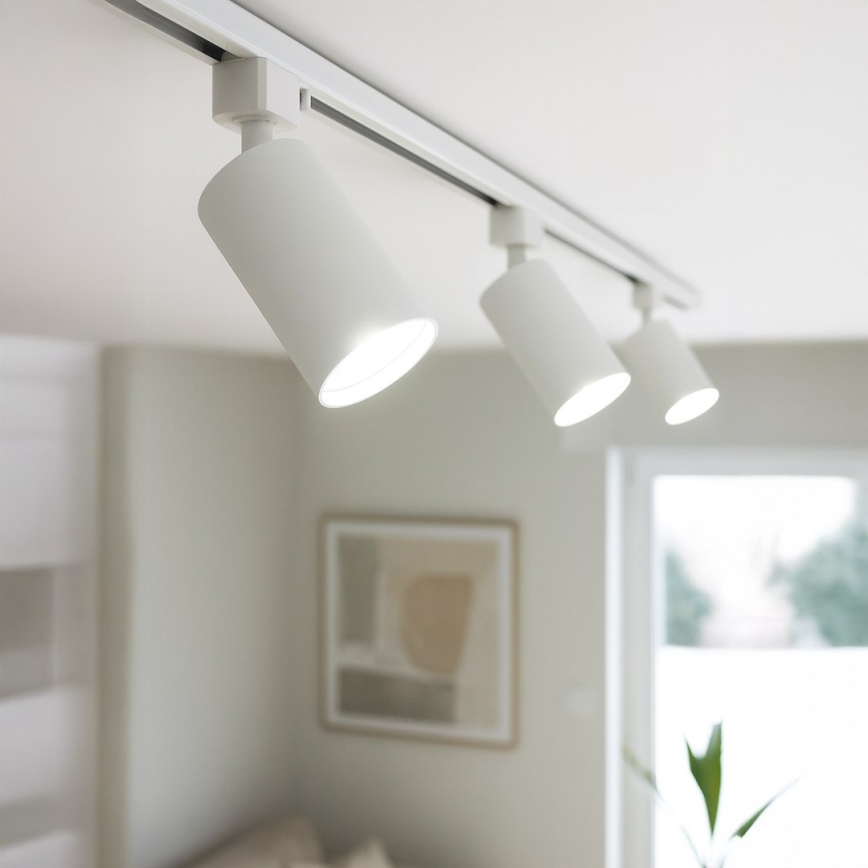 Spottivalaisin TIGER 1-vaiheiseen kiskojärjestelmään 1xGU10/10W/230V, valkoinen