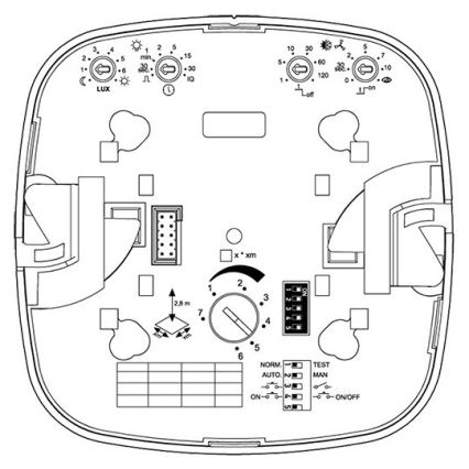 Steinel 002848 - Läsnäolotunnistin HF 360 COM2 valkoinen