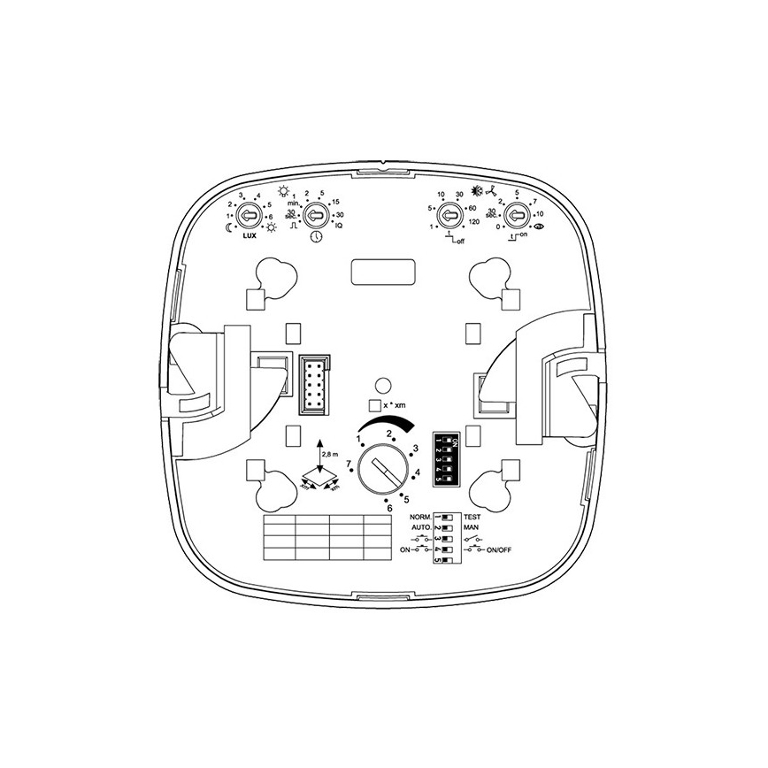 Steinel 002848 - Läsnäolotunnistin HF 360 COM2 valkoinen