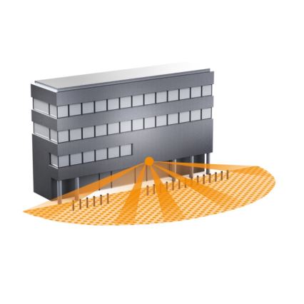 STEINEL 010508 - Ulkoliikennanturi IS 3180 valkoinen IP54