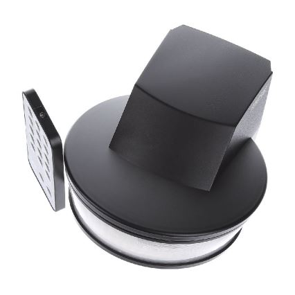 STEINEL 034979 - Ulkoliikennanturi SenslQ S musta IP54 + kauko-ohjaus