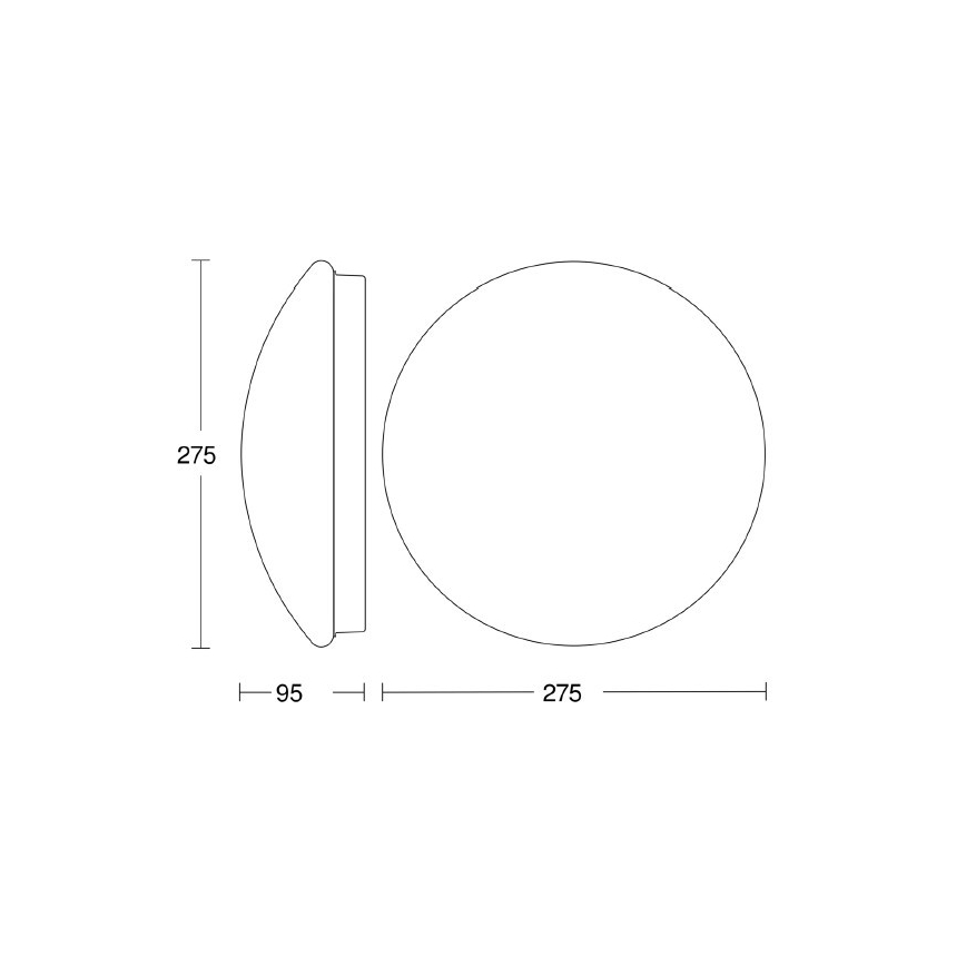 STEINEL 035105 - LED-valo anturilla kylpyhuoneeseen RS 16 LED G LED/9,5W/230V IP44