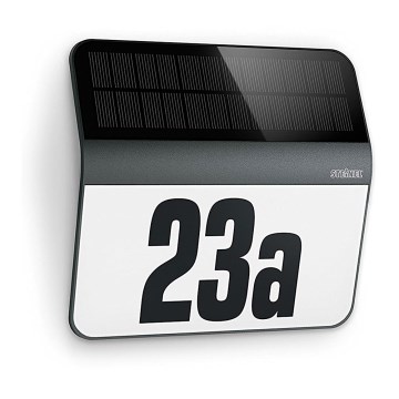 STEINEL 035730 - LED Aurinkokäyttöinen talonnumero XSolar LH-N LED/0,03W IP44 2500 mAh