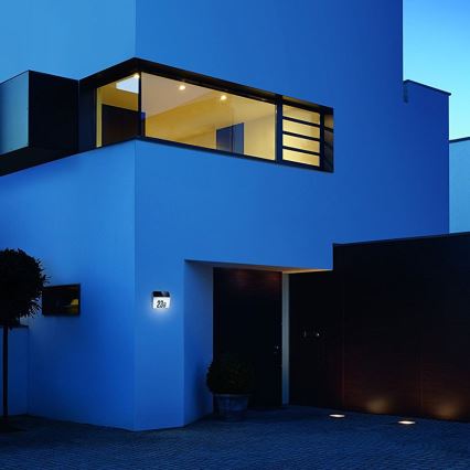 STEINEL 035730 - LED Aurinkokäyttöinen talonnumero XSolar LH-N LED/0,03W IP44 2500 mAh