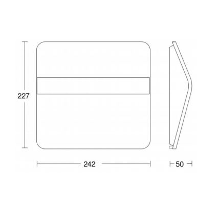 STEINEL 035730 - LED Aurinkokäyttöinen talonnumero XSolar LH-N LED/0,03W IP44 2500 mAh