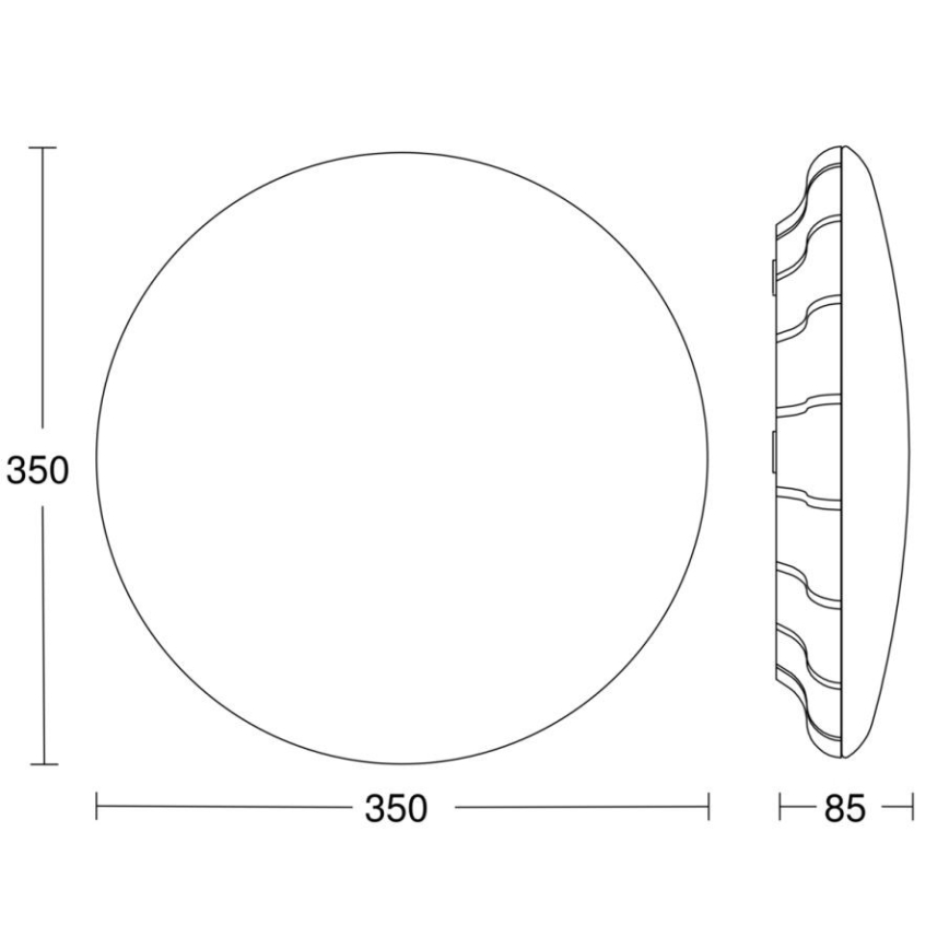 Steinel 035846 - LED-kattovalaisin anturilla RS PRO LED/26W/230V 3000K