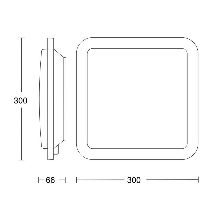Steinel 052539 - LED-kattovalaisin anturilla LED/9,5W/230V