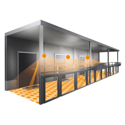 STEINEL 053031 - LED Ulkovalo anturilla L691 LED/9W/230V 3000K IP44