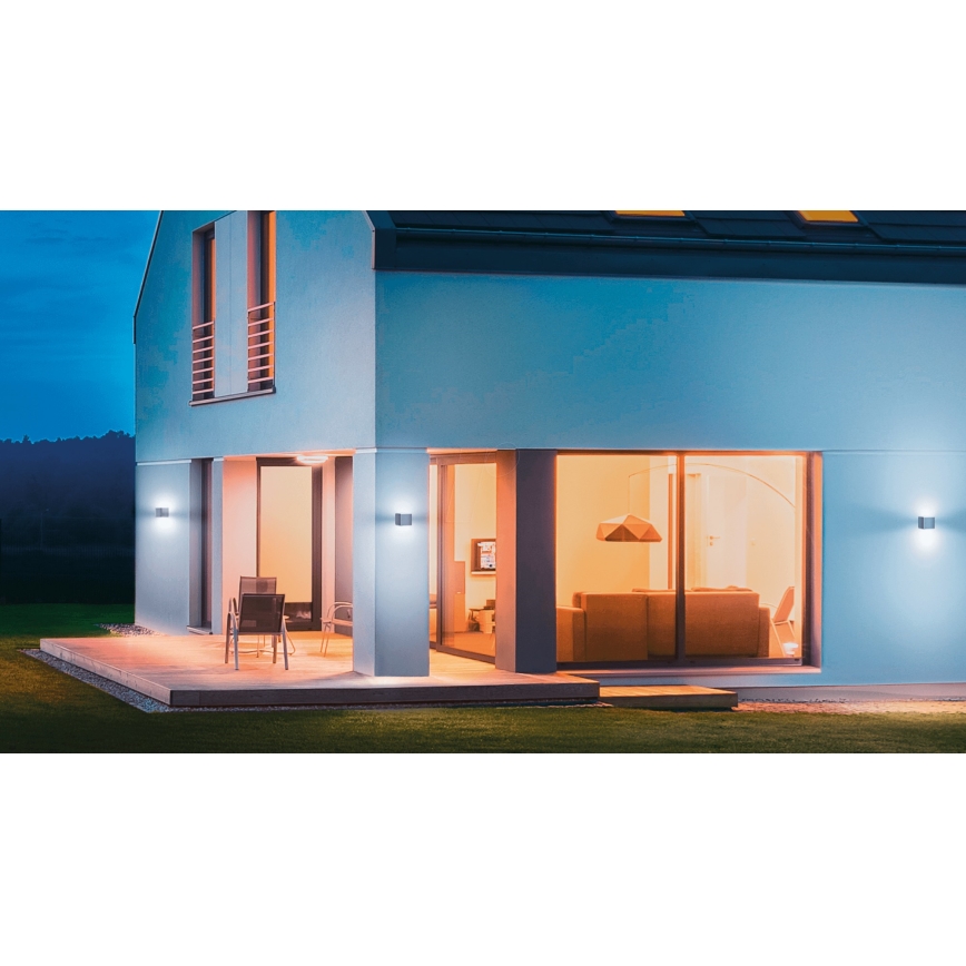 Steinel 055493 - LED-ulkovalaisin anturilla L 830 LED/9,5W/230V IP44 antrasiitti