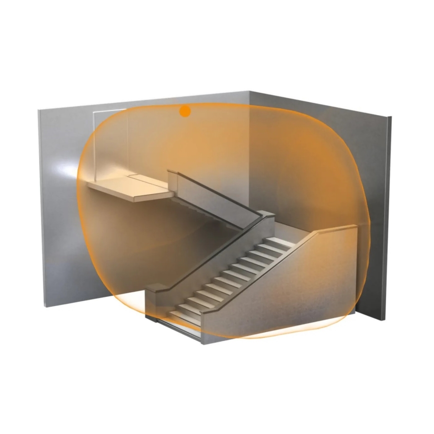 Steinel 057336 - Liiketunnistin HF 3360 DALI-2 IP20 neliö valkoinen