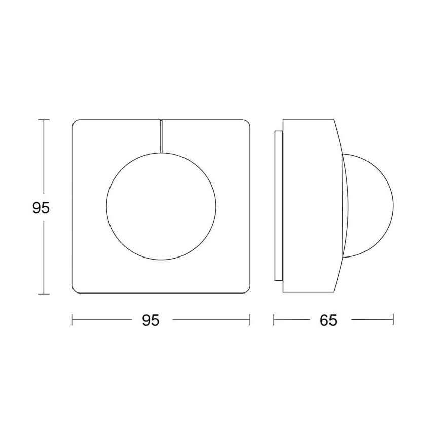 Steinel 057398 - Liiketunnistin IS 345 MX Highbay DALI-2 IP54 valkoinen