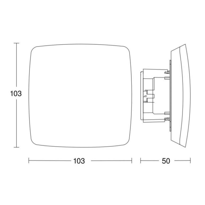 STEINEL 057923 - Liiketunnistin TRUE PRESENCE COM1