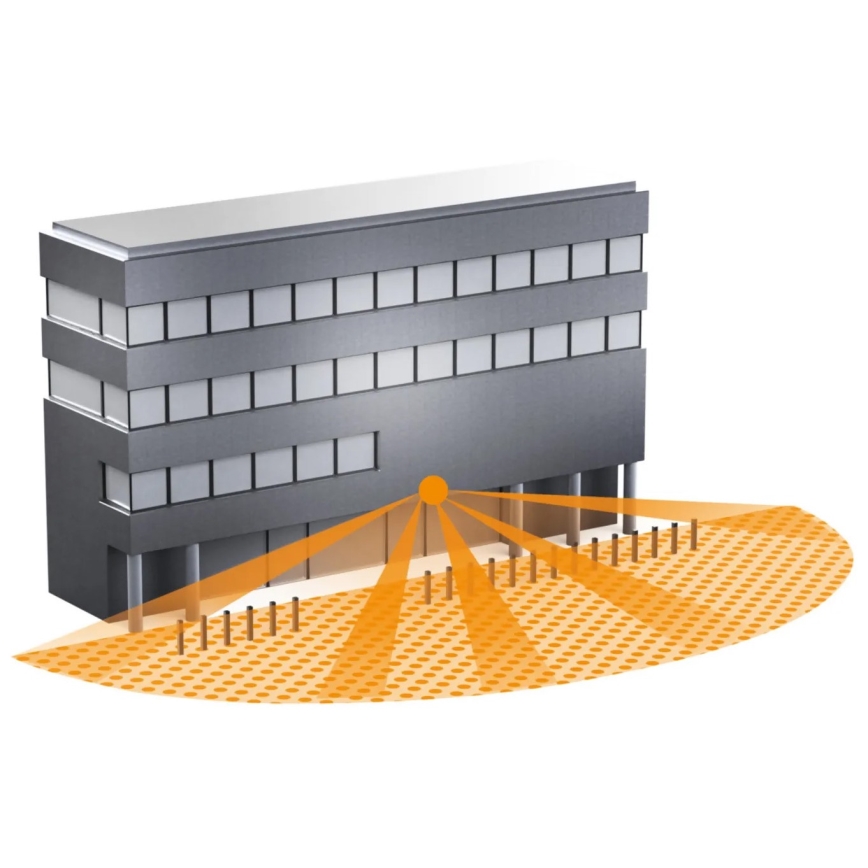 Steinel 058135 - Liiketunnistin IS 3180 V3 KNX IP54 neliö valkoinen