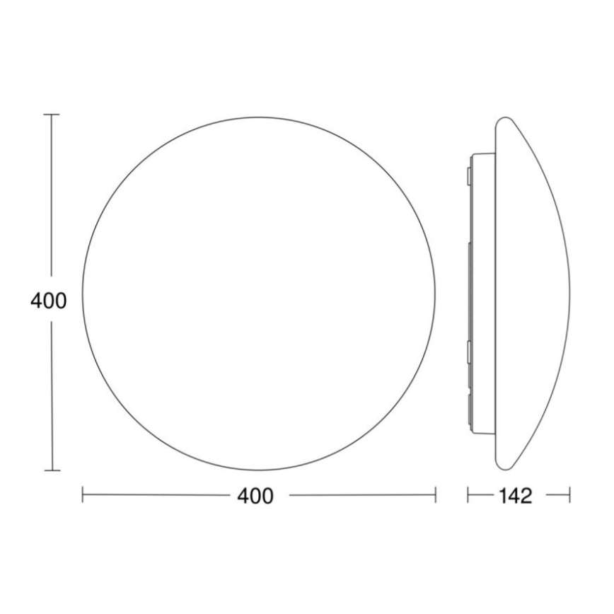 STEINEL 058593 - LED-kattovalaisin kylpyhuoneeseen anturilla RS PRO LED/20W/230V 4000K IP54
