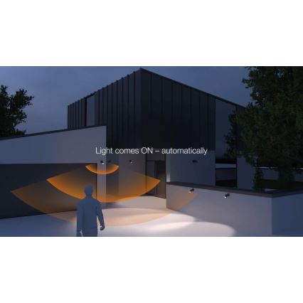STEINEL 058630 - LED-ulkovalaisin anturilla SPOT ONE 1xGU10 / 7W / 230V IP44