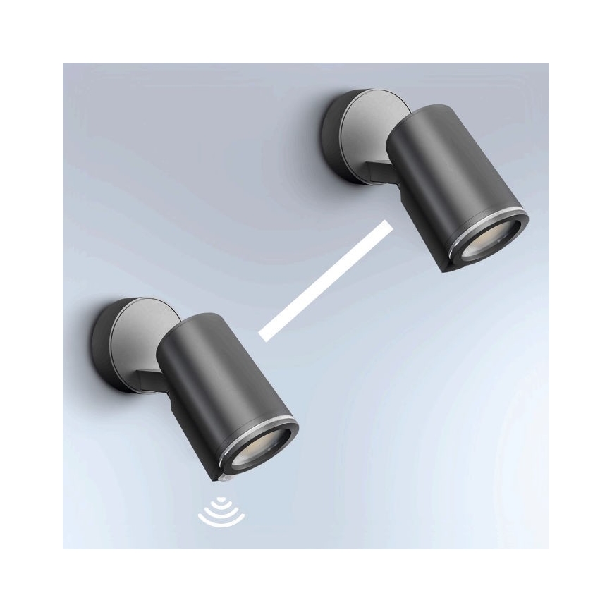 STEINEL 058630 - LED-ulkovalaisin anturilla SPOT ONE 1xGU10 / 7W / 230V IP44