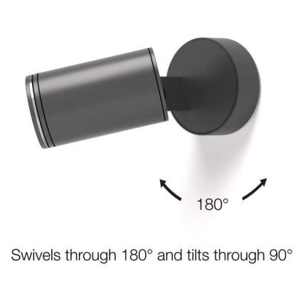 STEINEL 058630 - LED-ulkovalaisin anturilla SPOT ONE 1xGU10 / 7W / 230V IP44