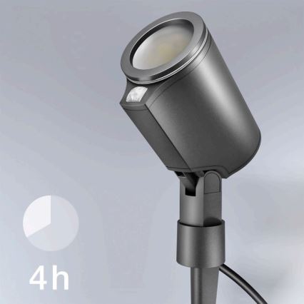 STEINEL 058685 - LED-ulkovalaisin anturilla SPOT GARDEN 1 × GU10 / 7W / 230V IP44