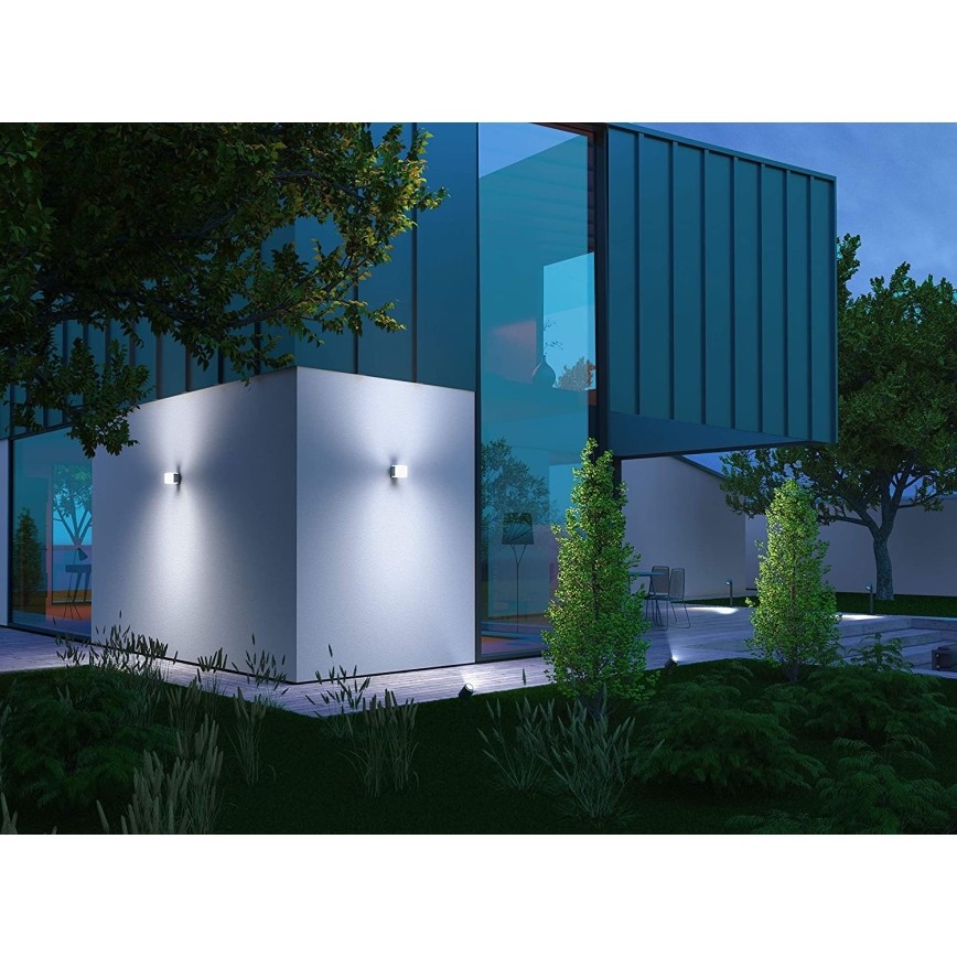STEINEL 058685 - LED-ulkovalaisin anturilla SPOT GARDEN 1 × GU10 / 7W / 230V IP44