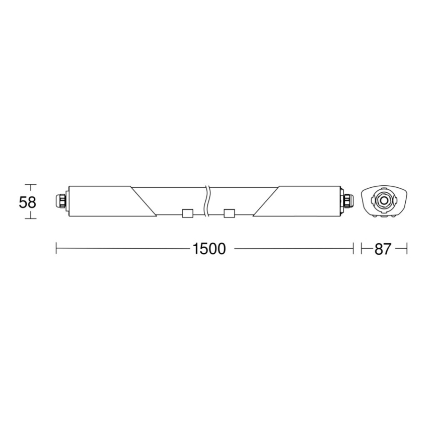 Steinel 058739 - LED Kestävä valo anturilla RS PRO 5150SC LED/42W/230V IP66 4000K