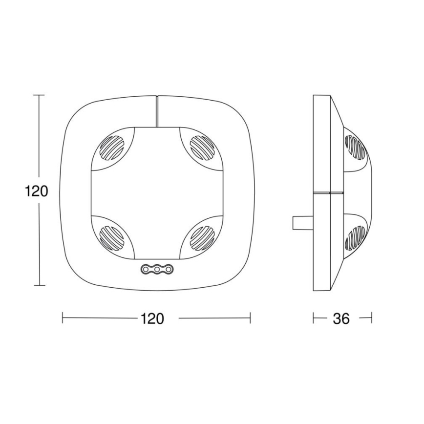 Steinel 059521 - Läsnäolotunnistin DualTech KNX valkoinen