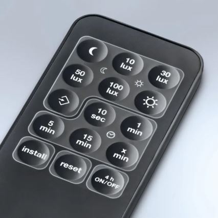 Steinel 059552 - Liiketunnistin SensIQ IP54 antrasiitti + kaukosäädin