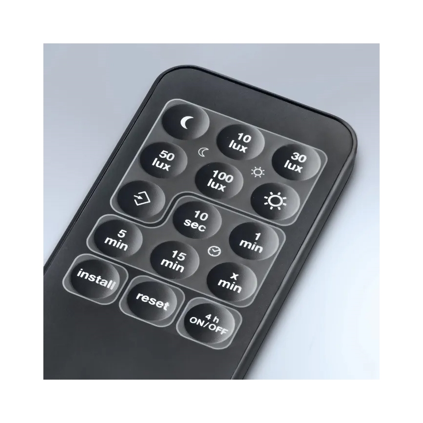 Steinel 059552 - Liiketunnistin SensIQ IP54 antrasiitti + kaukosäädin