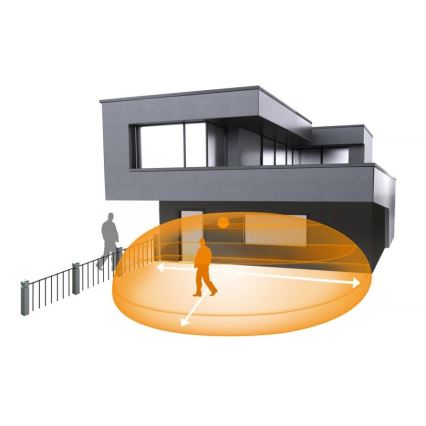 Steinel 059637 - Liiketunnistin iHF 3D KNX IP54 musta