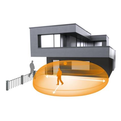 Steinel 059644 - Liiketunnistin iHF 3D KNX IP54 valkoinen