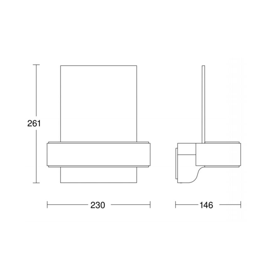 STEINEL 065713 - LED-talonumero anturilla L820 LED / 12,5W / 230V IP44