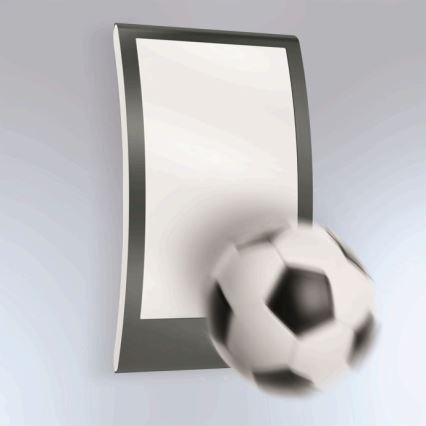 Steinel 065782 - Ulkovalo hämärätunnistimella L 22 1xE27/60W/230V IP44 ruostumaton teräs