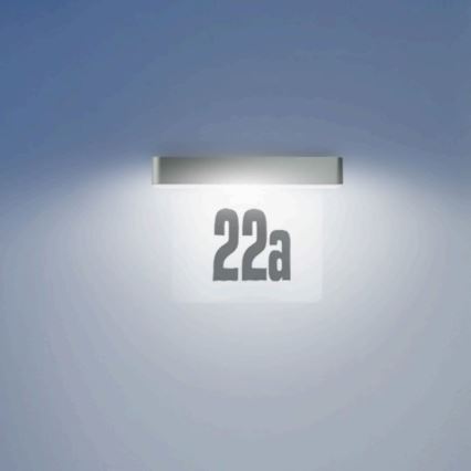 Steinel 065935 - LED Aurinkokäyttöinen talonnumero XSolar SOL-O HN LED/0,07W 2000 mAh IP44 antrasiitti