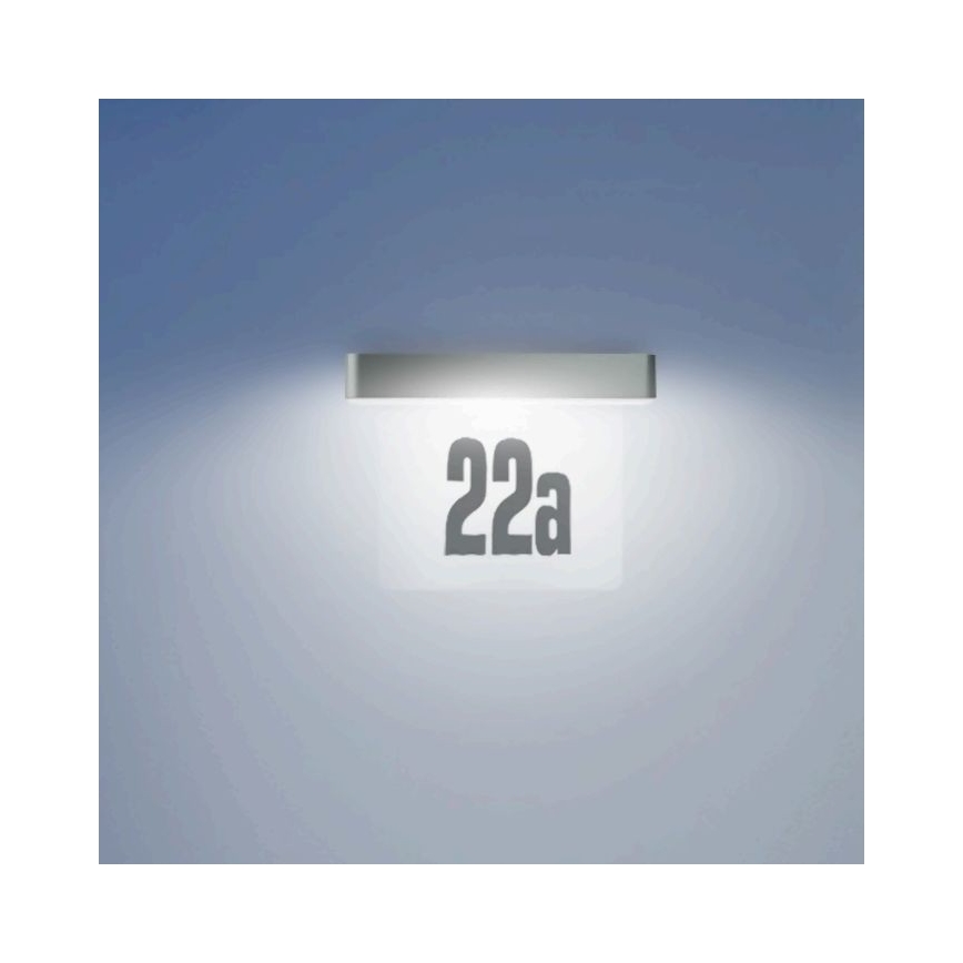 Steinel 065935 - LED Aurinkokäyttöinen talonnumero XSolar SOL-O HN LED/0,07W 2000 mAh IP44 antrasiitti