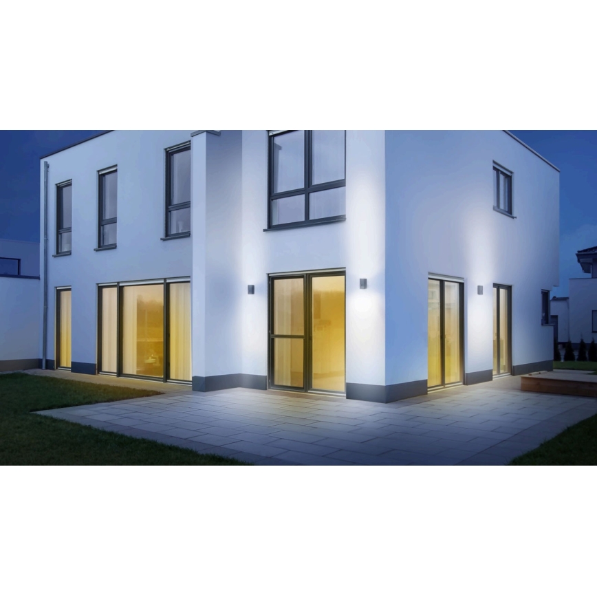 Steinel 067199 - LED Ulkoseinävalo sensorilla  L 930 S LED/9,3W/230V IP44 antrasiitti