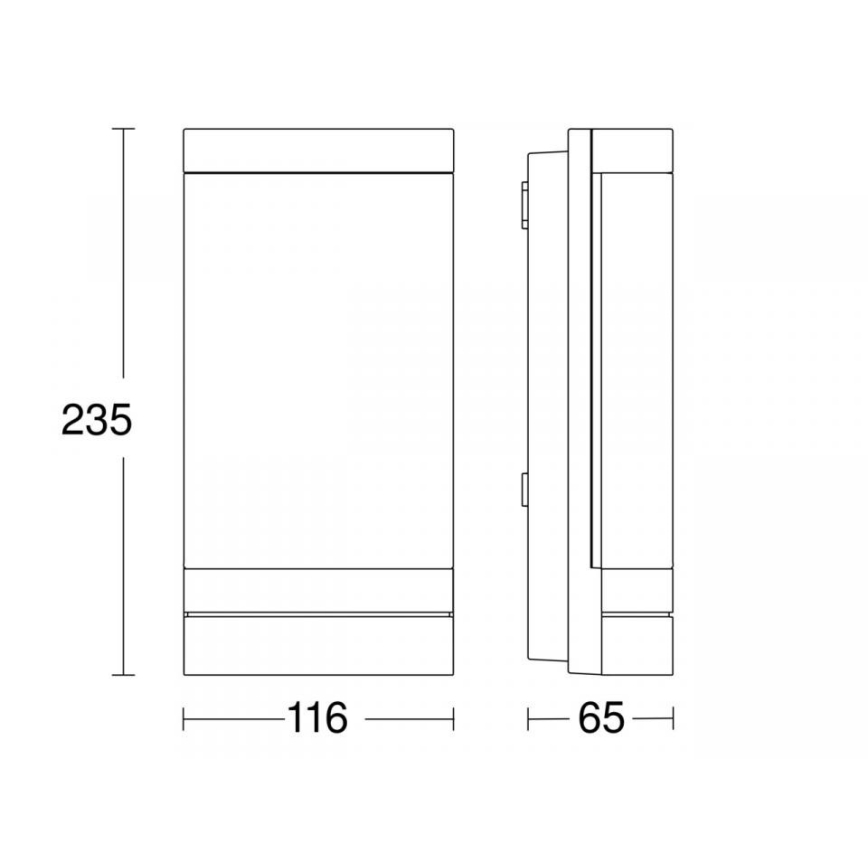 Steinel 067212 - LED Ulkovalo sensorilla L 271 SC LED/6,6W/230V 3000K IP44