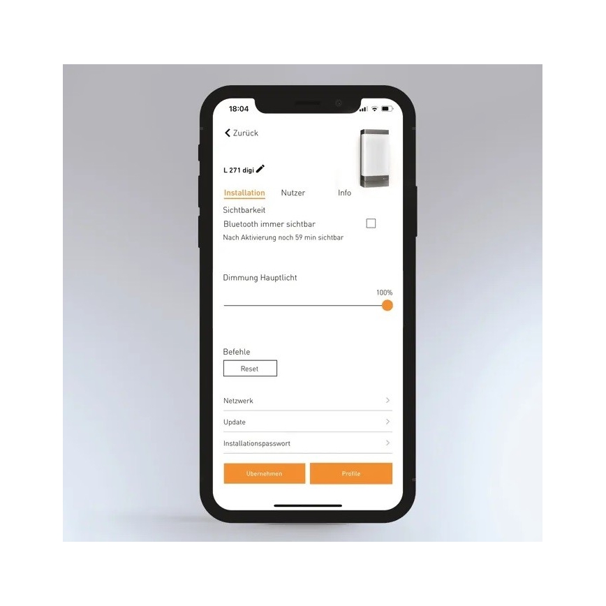 Steinel 067212 - LED Ulkovalo sensorilla L 271 SC LED/6,6W/230V 3000K IP44