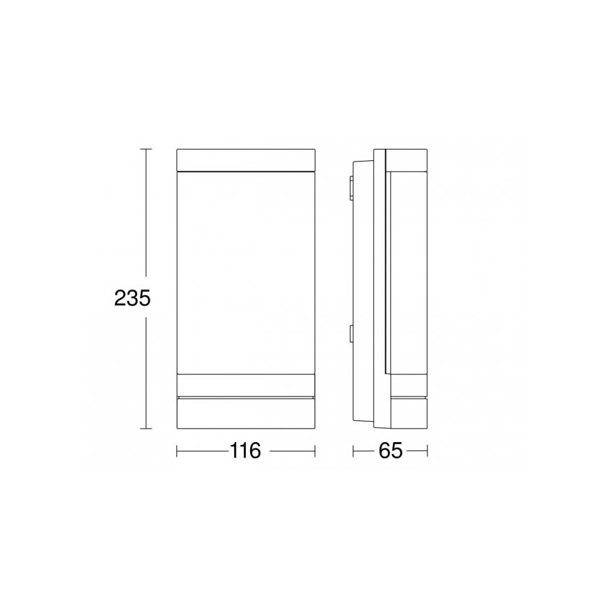 Steinel 068714 - LED Ulkovalo L 271 C LED/6,6W/230V 3000K IP44