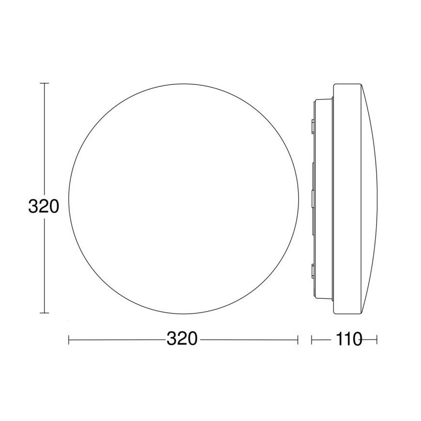 Steinel 069766- LED kylpyhuoneen kattovalaisin RSPRO P2 LED/14W/230V 3000K IP54
